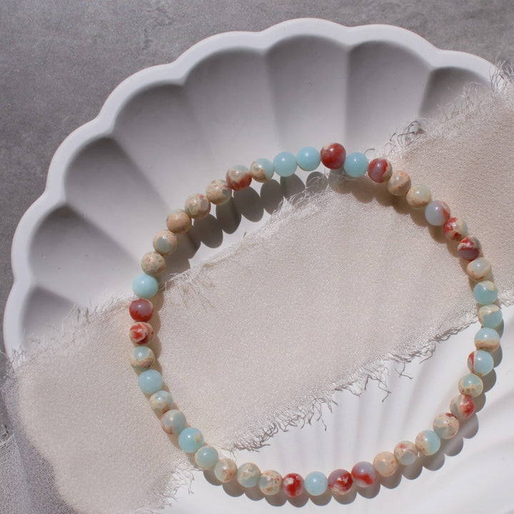 Stability - Blue Imperial Jasper Crystal Bracelet