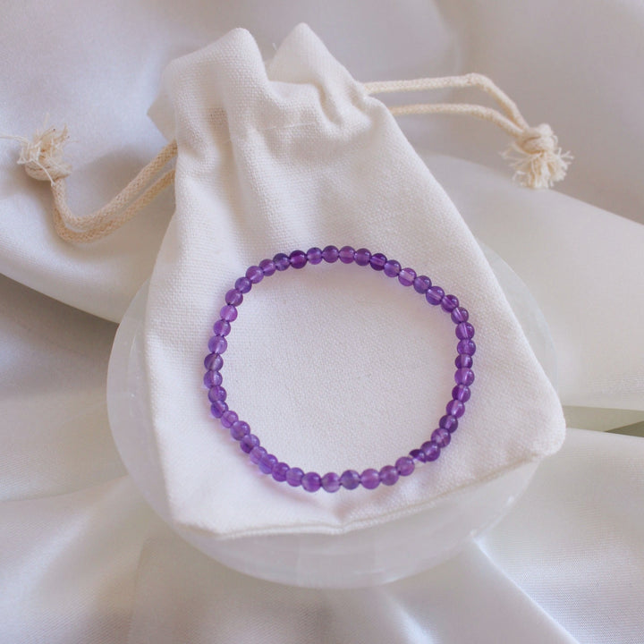 Peace - Amethyst Crystal Bracelet