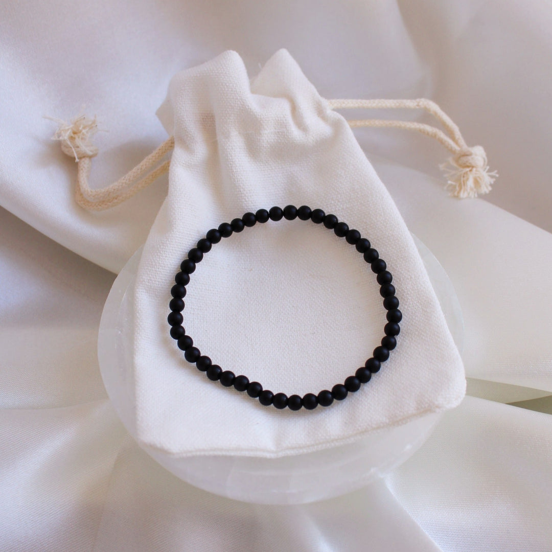 Strength - Black Onyx Crystal Bracelet