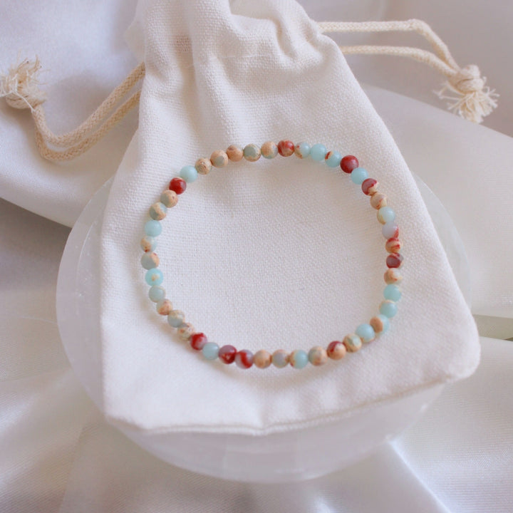 Stability - Blue Imperial Jasper Crystal Bracelet