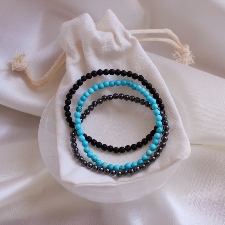 Crystal Protection Bracelet Stack