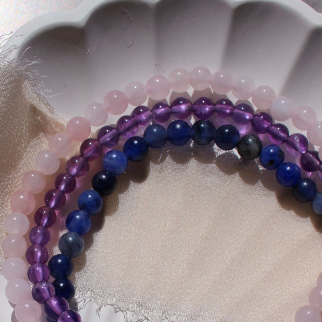 Peace - Amethyst Crystal Bracelet