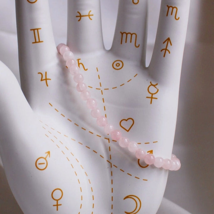 Love - Rose Quartz Crystal Bracelet