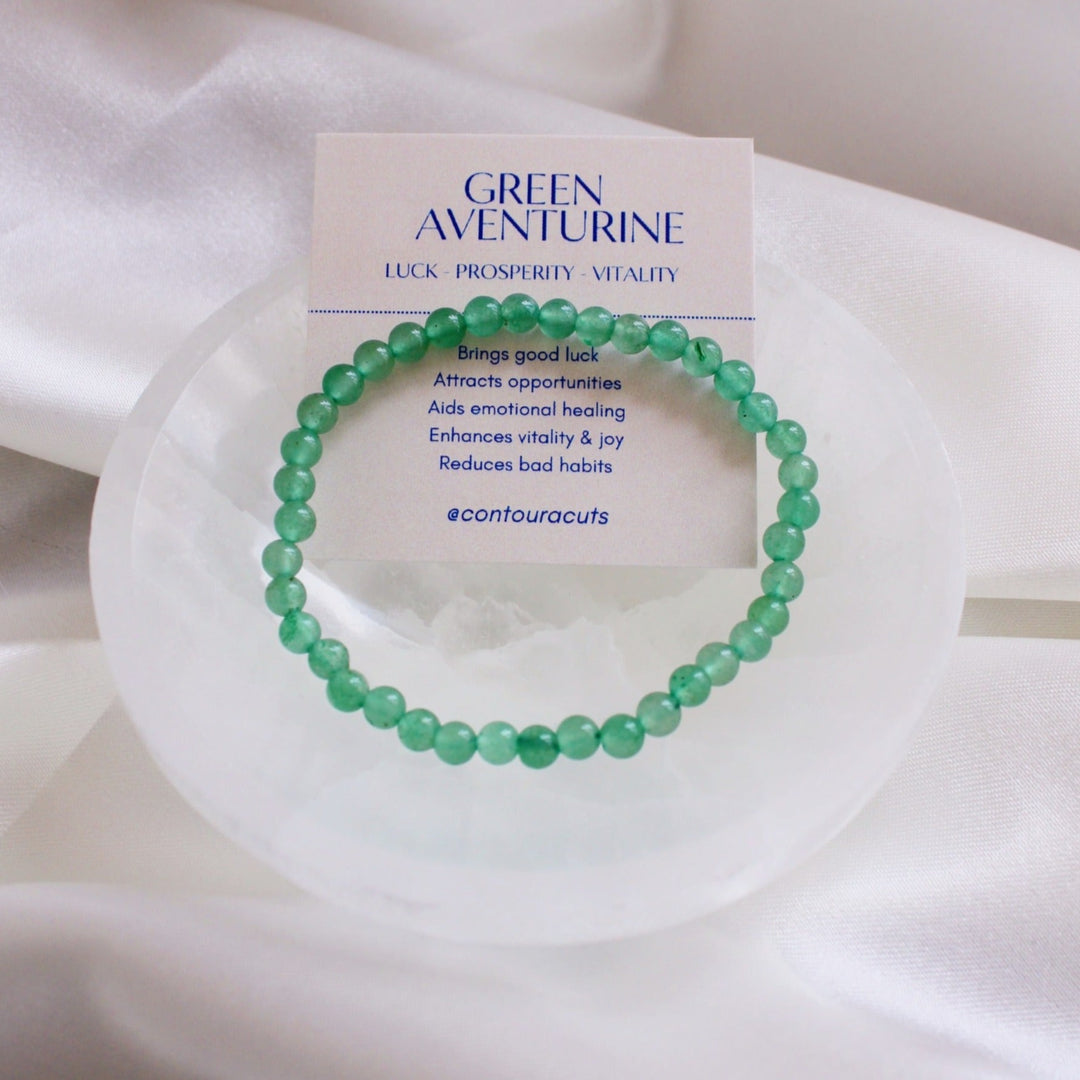 Prosperity - Green Aventurine Crystal Bracelet