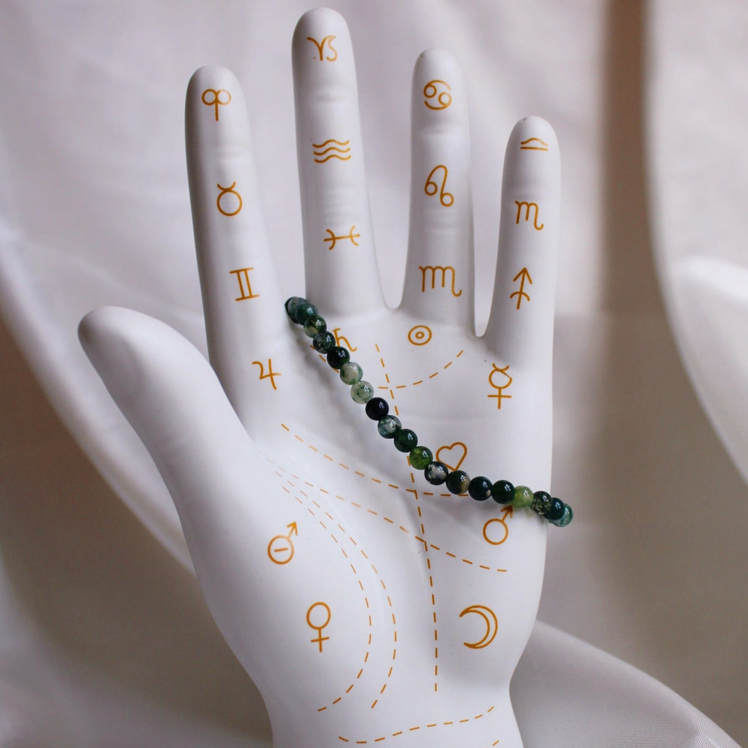 Health - Moss Agate Crystal Bracelet