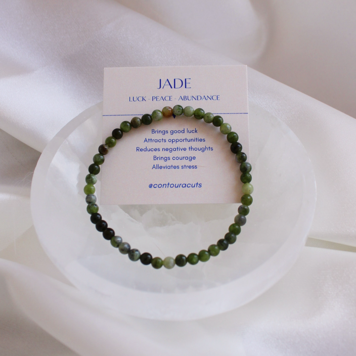 Lucky - Green Jade Crystal Bracelet