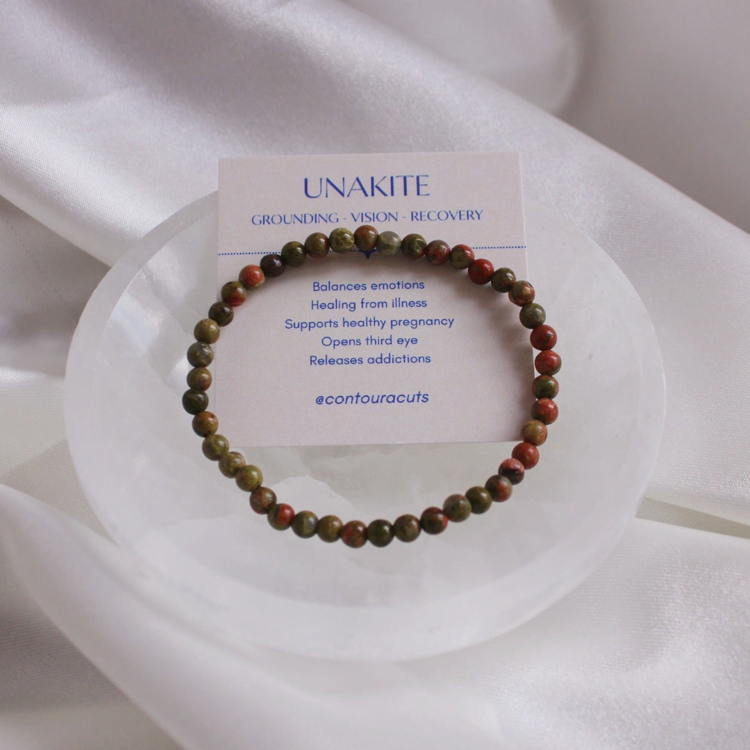 Recovery - Unakite Crystal Bracelet