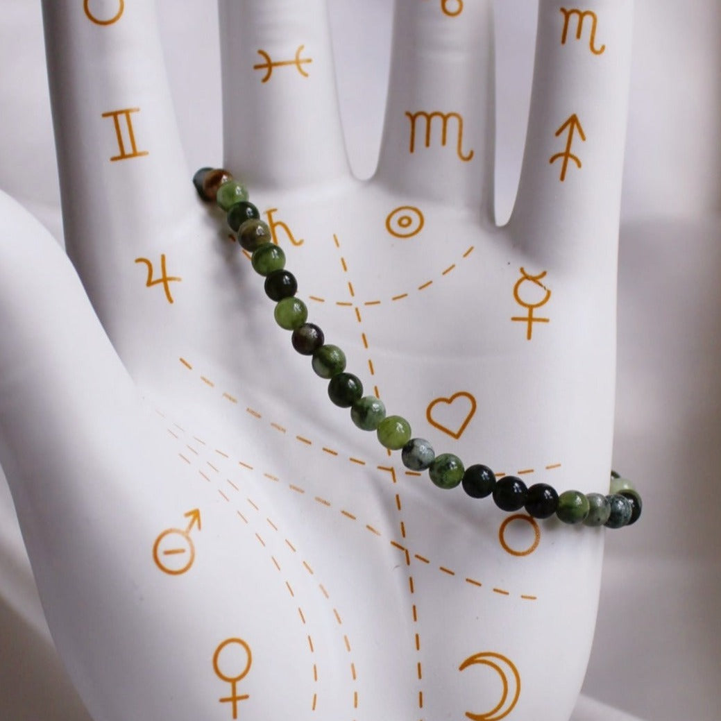Lucky - Green Jade Crystal Bracelet