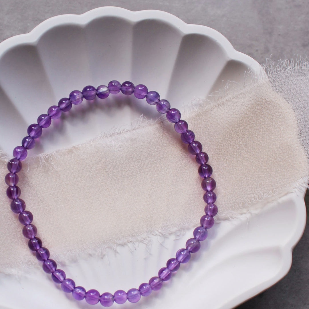 Peace - Amethyst Crystal Bracelet
