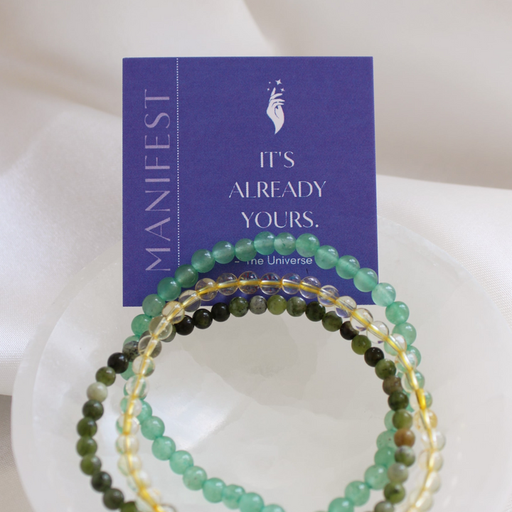 Crystal Manifestation Bracelets
