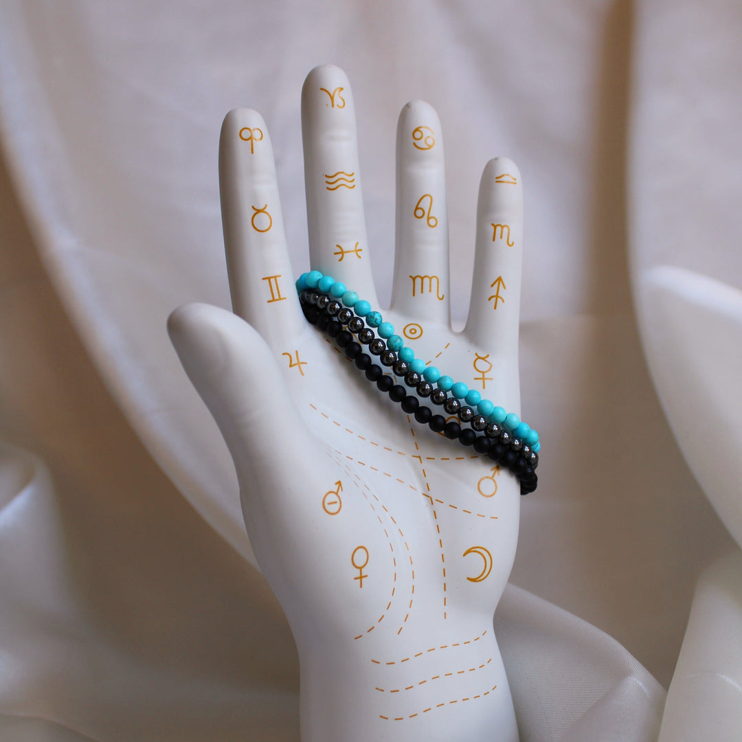 Crystal Protection Bracelet Stack