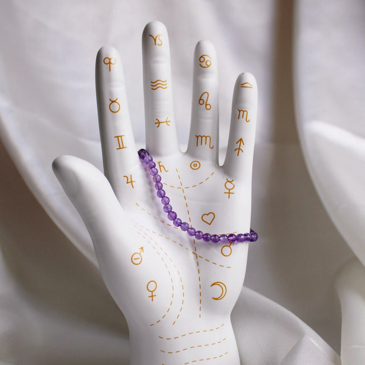 Peace - Amethyst Crystal Bracelet