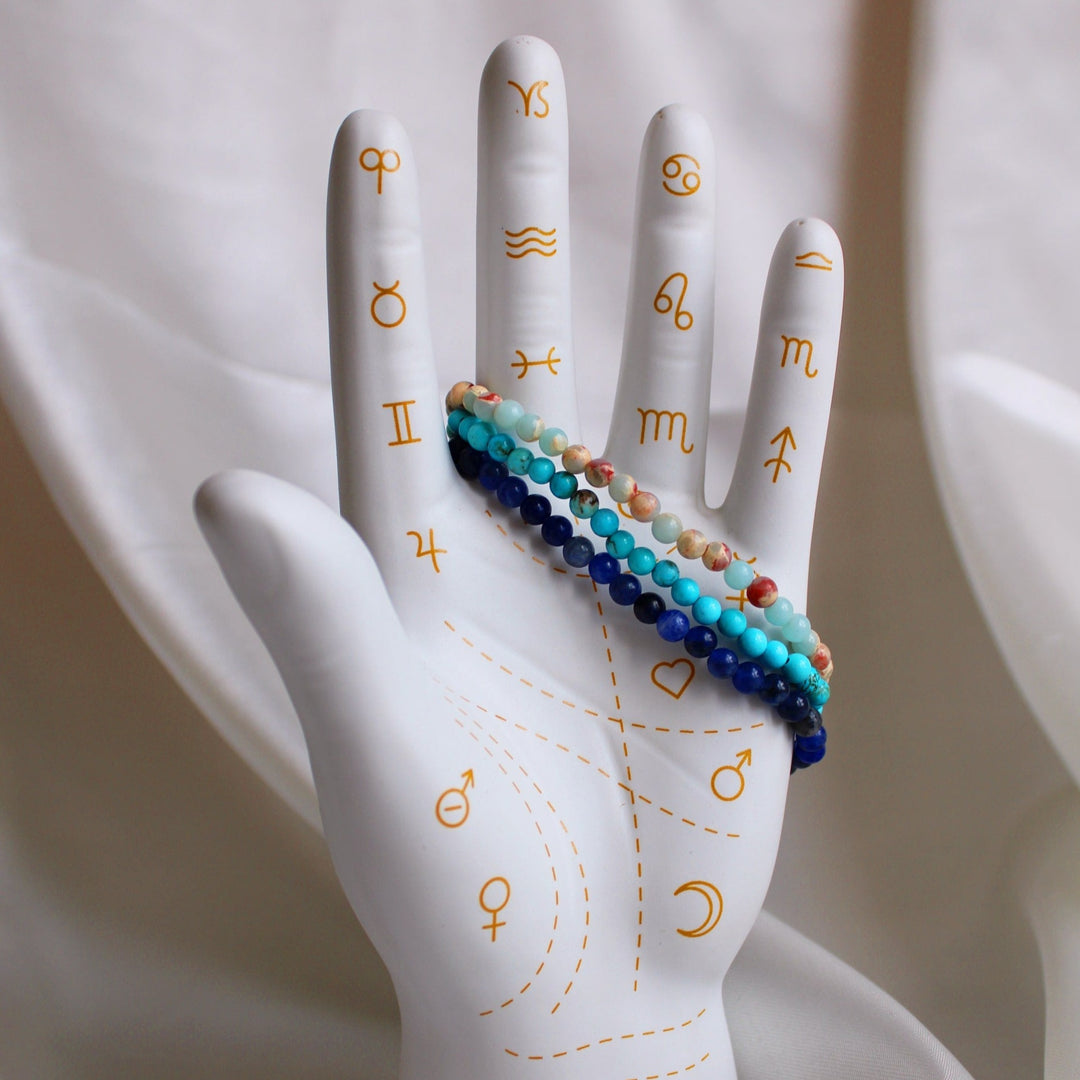 Peace & Serenity Crystal Bracelet Stack