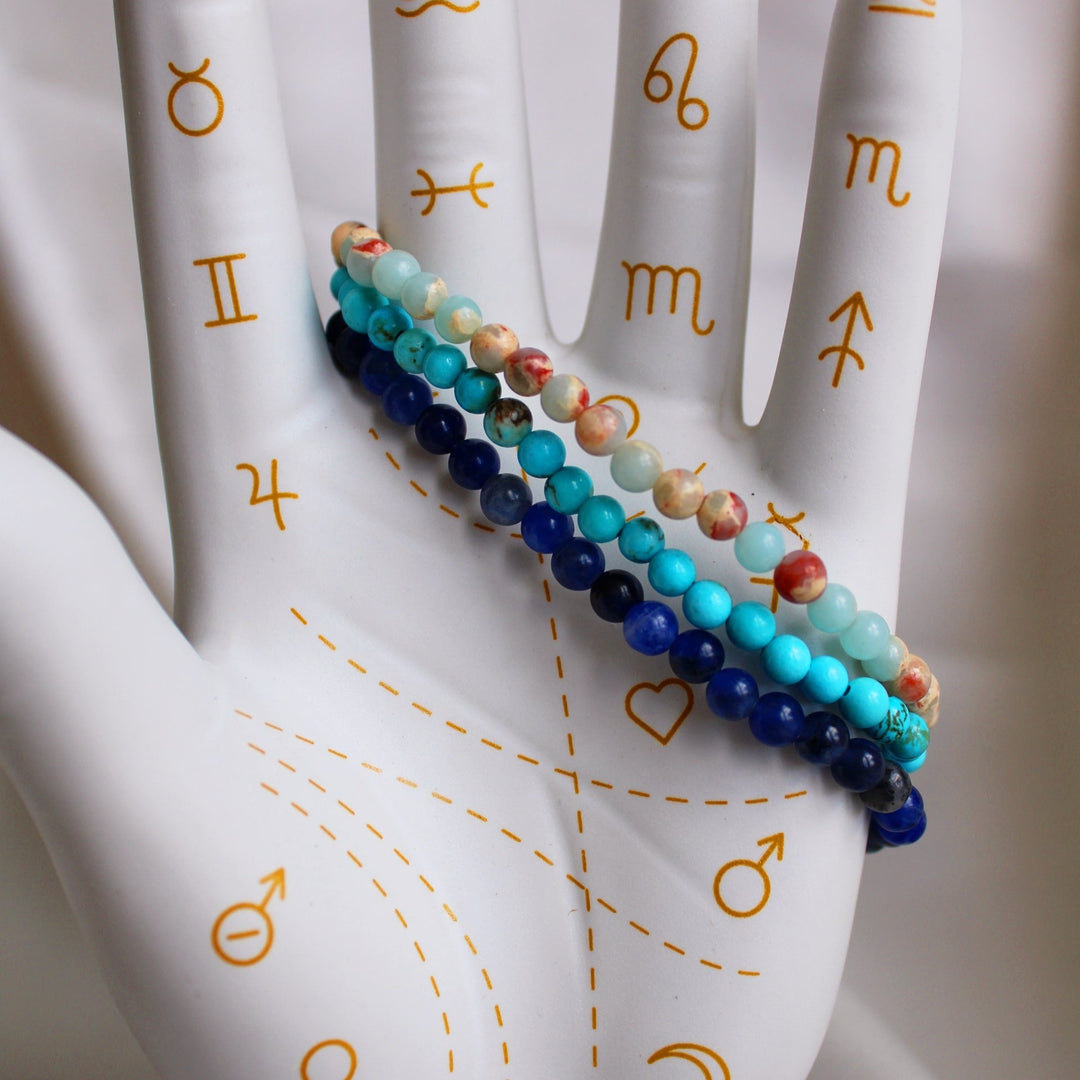 Stability - Blue Imperial Jasper Crystal Bracelet