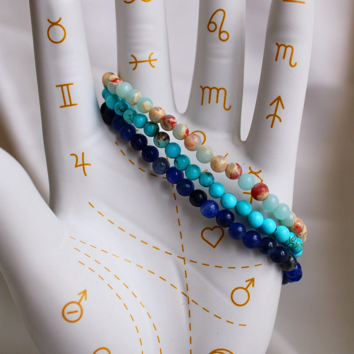 Peace & Serenity Crystal Bracelet Stack