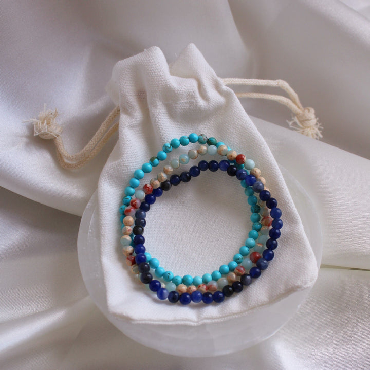 Peace & Serenity Crystal Bracelet Stack