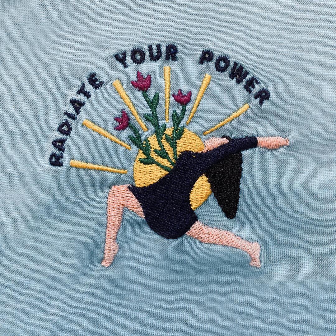 Radiate Your Power Embroidered Sweatshirt