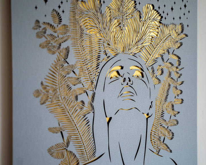 Create Your Reality - Papercut Manifestation Wall Art