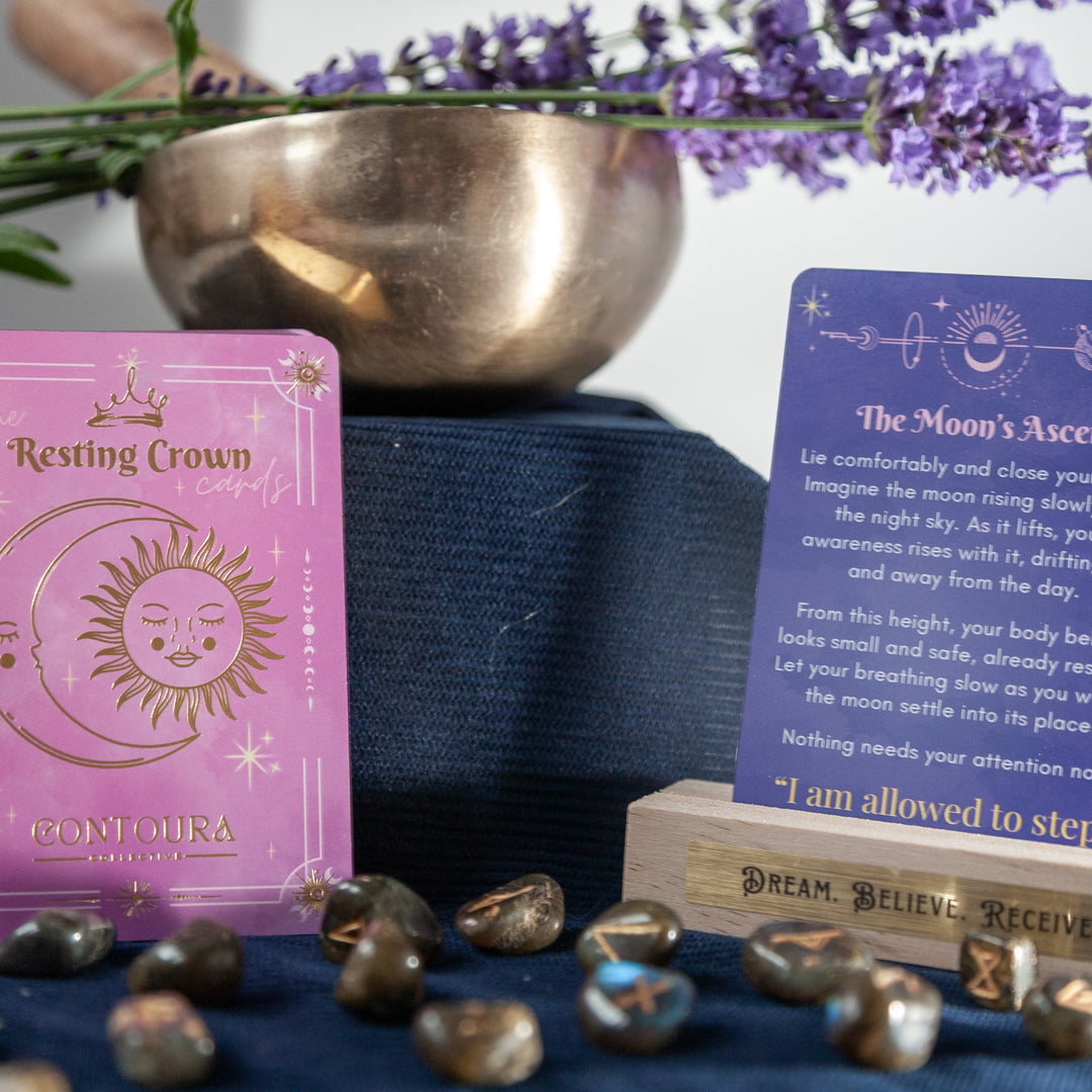 Resting Crown Sleep Ritual Card Deck