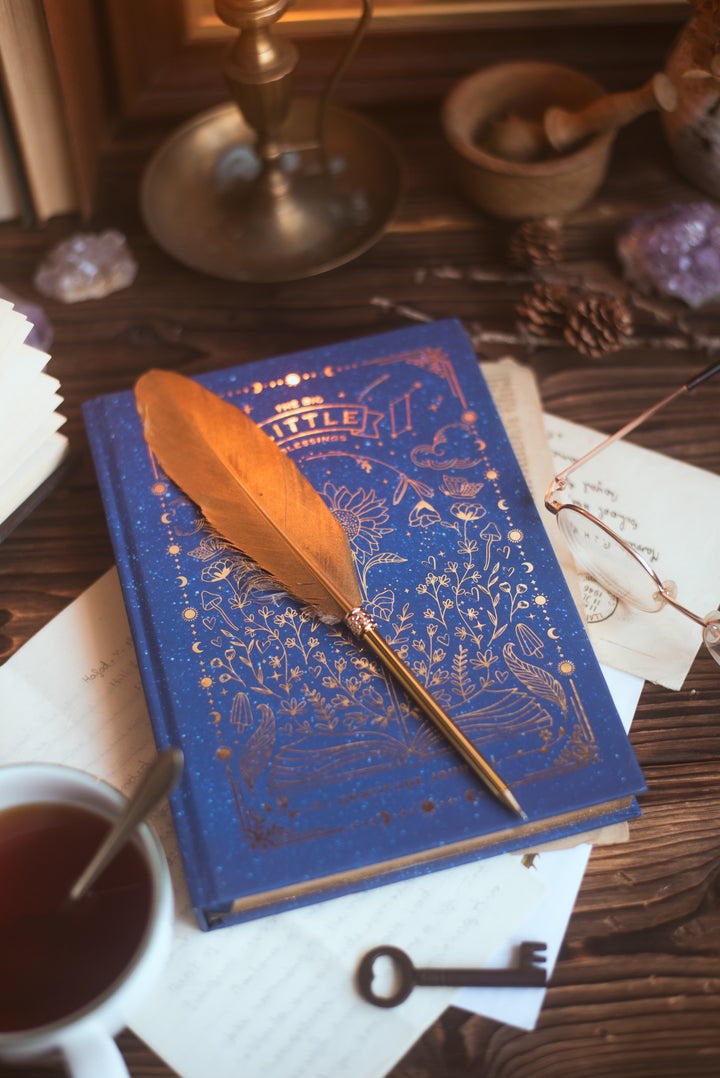 Feather Pen - Luxurious Gold