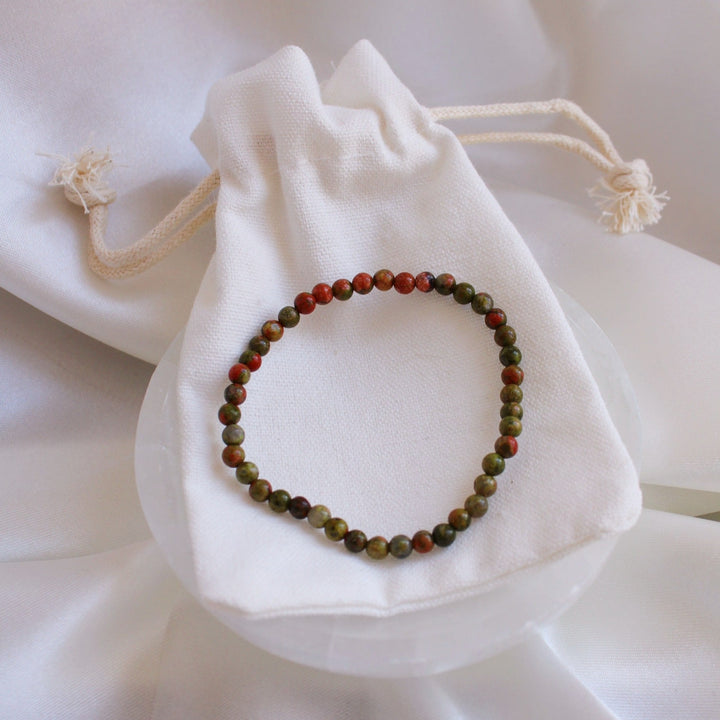 Recovery - Unakite Crystal Bracelet