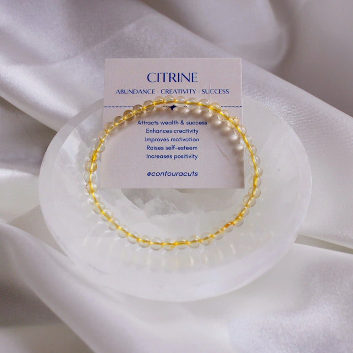 Abundance - Citrine Crystal Bracelet