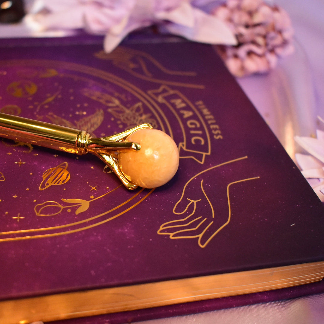 Yellow Aventurine Pen for Optimism & Confidence