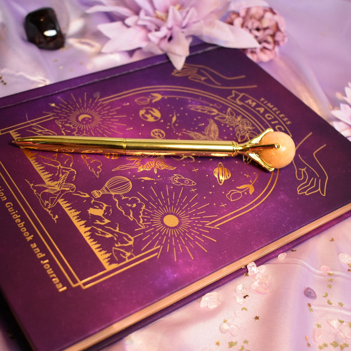 Yellow Aventurine Pen for Optimism & Confidence