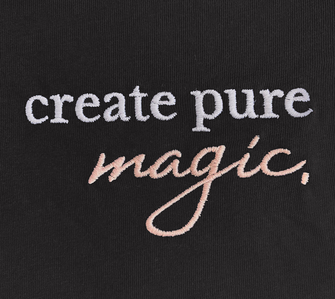 Create Pure Magic Embroidered T-Shirt