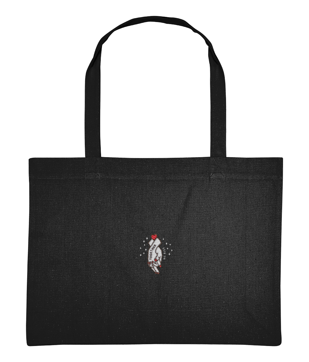 Together We Rise Embroidered Tote Bag